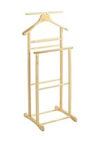 HAKU Möbel Herrendiener, Massivholz, natur, B 47 x T 36 x H 102 cm