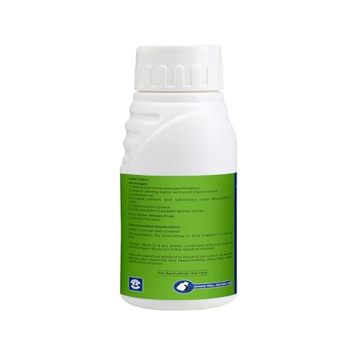 Image of Utkarsh Stress Free - Humic acid, Fulvic acid & Amino Acid Seaweed Extract based Biostimulant, Stimulates Flowering & Fruit Setting, Promotes Vigorous Root & Shoot Growth | 250 ml; Pack of 1