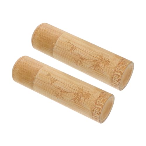 DRESSOOS 2個 竹壷 モルモットハウス 人間の遺灰のためのネックレス骨壷 マット 遺灰ネックレス おむつ ゴミ ケージ ペットの骨壷 ペット骨壷 犬の火葬骨壷 ペットの骨灰缶 ペット用骨壷