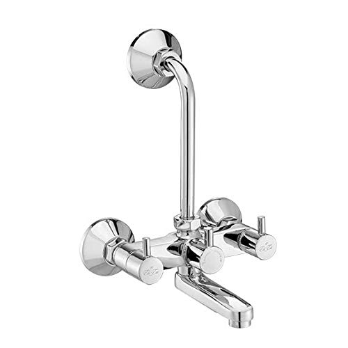 Asian Paints Ess Ess Brass New Echo Wall Mixer with Overhead Shower