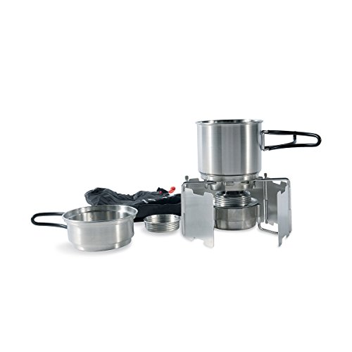 Tatonka Alcohol Burner Set en acier inoxydable durable