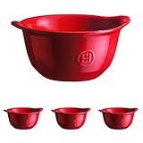 Emile Henry Schüssel Rot Grand Cru (Packung mit 4)