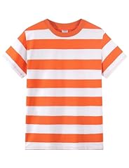 Orange and White Stripe