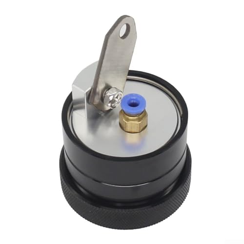 Honseadek Motorrad-Kettenschmierer-Öler-Set, Aluminiumlegierung, direktes Ersatzschmiersystem für alle Motorräder mit Kettenantrieb (schwarz)