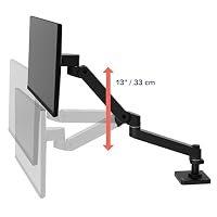 Ergotron LX Pro Monitor Arm, Tischhalterung für Monitore bis 34", 1,8-10 kg, VESA, Constant Force Technologie, 10 Jahre Garantie, Schwarz - 45-682-292 – Ansicht 6