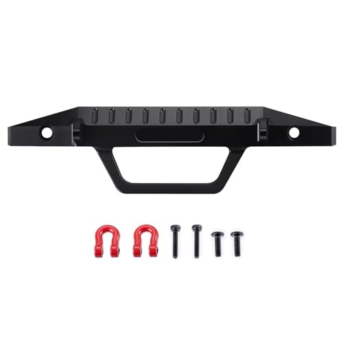 RC�o���p�[ Compatible With TRX4M K10 1/18 RC�N���[���[�ԃA�b�v�O���[�h���i�A���~�j�E���Փ˖h�~�o���p�[�ƃg�E�t�b�N(Front)