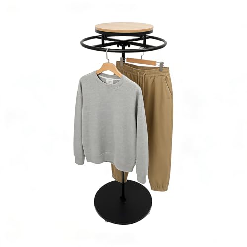 MINRS Perchero redondo giratorio 360