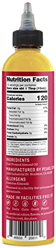 Octonuts California Cold Pressed Virgin Almond & Walnut Oil, 8 Ounce - 2 Pack - Variety Pack, Keto, Paleo Friendly, Plant Based