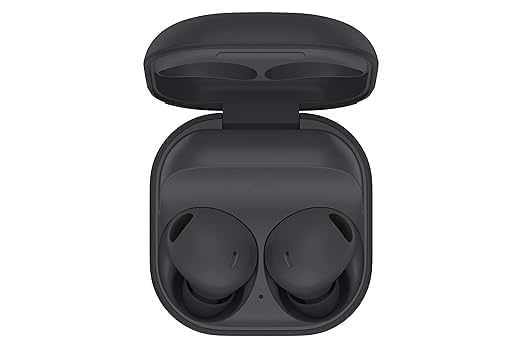 Image of Lynacz Original Earbuds Compatible With Samsung, Vivo, Buds 2 Pro Wireless Earbuds, Built-in Mic, Clear Voice Calls, Daily Use Lightweight Design, Long Battery Backup, Easy Touch Controls (Black) DVEV