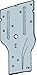 Simpson Strong-Tie SP2 SP 3-1/2-in. x 6-5/8-in. Galvanized Stud-Plate Tie (Pack of 100)