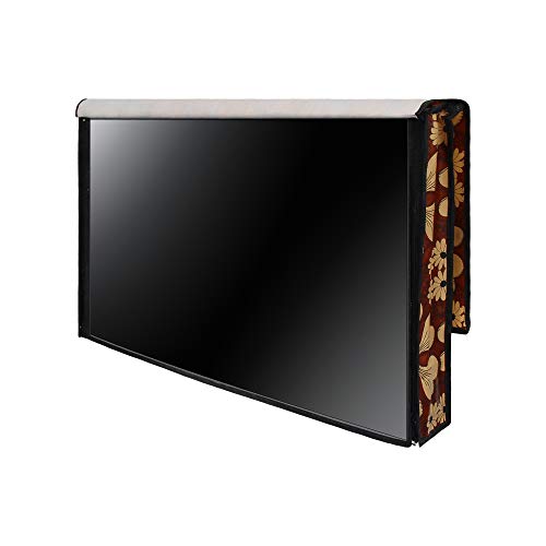 Image of DREAM CARE Double Use - Transparent & Printed Flap - 32 Inches LED TV Cover, Waterproof LED TV Cover for (LG, Samsung, Vu, Mi, Realme, TCL, Croma), SA62