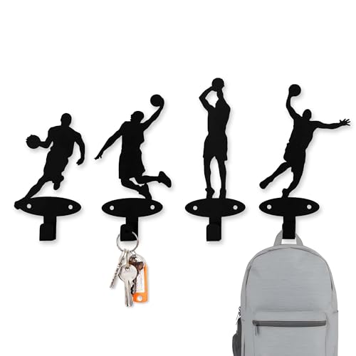 Xedatric Basketball Player Slam Dunk Coat Hooks Set