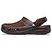 Crocs Men's Yukon Vista II LiteRide Clogs, Espresso/Mushroom, 12 Men