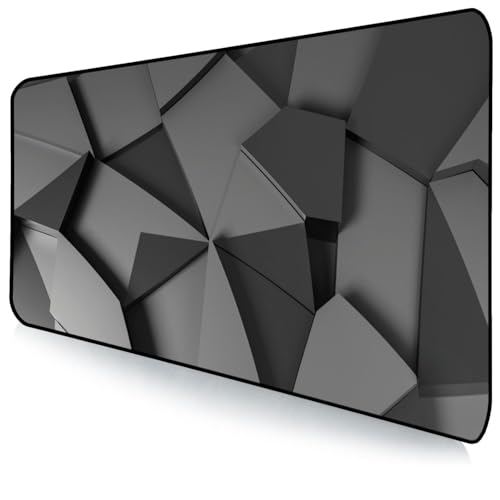Image of Tukzer Extended Gaming Mouse Pad /Desk Mat for Speed & Precision Operation, Non-Slip Rubber Base,Smooth Cloth Surface for Laser & Optical Mouse,Laptop,MacBook,Keyboard,Office 580x280mm(GD14-01)