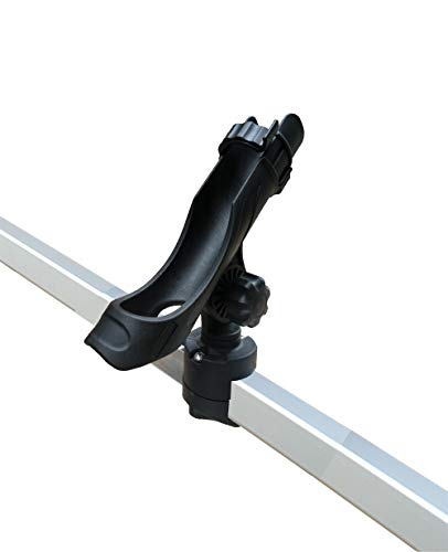 Brocraft Pontoon Boat Rod Holder/Fishing Rod Holder for Square Mount -Not Drilling Required