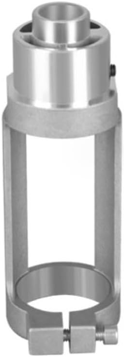 Square Hole Mortising Jig for Hand Electric Drill, Aluminum Alloy Drill Guide Adapter Bracket, Woodworking Mortiser Attachment, DIY Wood Joinery Tool, Silver