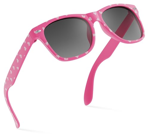 Retro Rewind Kids Sunglasses for Boys Girls Age 3-12 - Shatterproof UV400 Toddler Children Sun Glasses