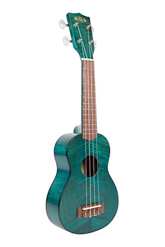 KALA KA KA SEMB Ukulélé Soprano bleu en acajou avec Housse - Les Beatles, Paul McCartney, John Lennon, RIngo Starr, George Harrison KALA KA KA SEMB Ukulélé Soprano bleu en acajou avec Housse – Image 5