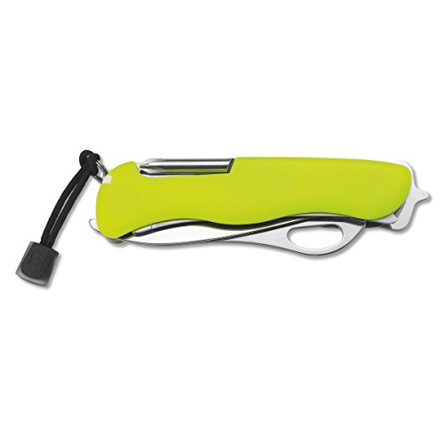 Victorinox Canivete de bolso Swiss Army com bolsa, amarelo fluorescente, 111 mm