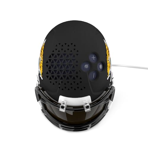 Image of NFL Echo Dot Bundle: Includes Echo Dot | Deep Sea Blue and Limited-Edition NFL Helmet Stand | Jacksonville Jaguars