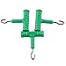 Alomejor Fishing Knot Puller Knotter Tie Tester Tightener Terminal Tackle Puller Knot Tool with T Handle Design for Carp Fishing Tackles(Green)