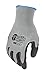 Gorilla Grip Work Gloves, Never Slip Maximum Grip All-Purpose, Gloves for Men, Superior in Wet, Dry, Oily Conditions, Polymer Palm, Small Size, 5 Pairs, Grey| 25940-25
