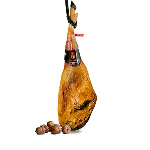 Jamón de Bellota 50% Ibérico - Origen Guijuelo, Salamanca - Más de 36 meses de curación - Peso 7,5 a 8 Kg - Seleccionado en el Punto Justo de Curación - Jamonarium Cover
