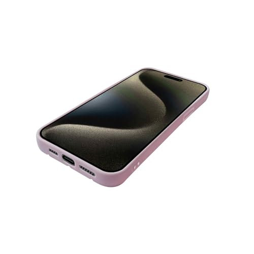 Image of Amazon Brand-Solimo Back Cover for Apple iPhone 15 Pro | Cute 3D Laid Plaid Design | Electroplated Chrome Ring | Full Camera Protection | Raised Edges | Soft Silicone TPU Case for Women Girls (Pink)