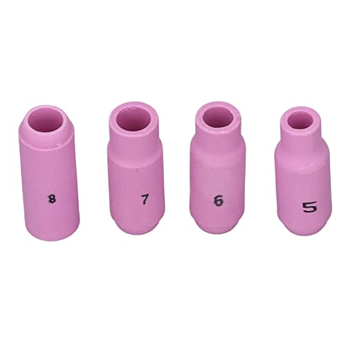 Acessórios para pistola de soldagem, peças de tocha de soldagem de capa frontal PTFE, 16 peças de co