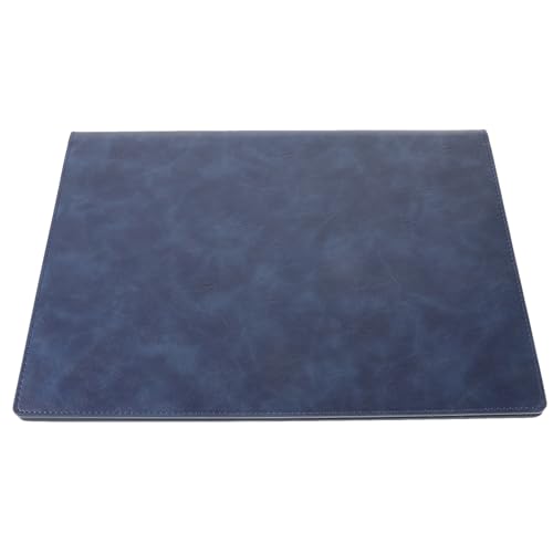 Abaodam Carpeta de Portafolios para Documentos A4 de Pu Color Azul Profundo Cierre Magnético, Organizador Multifunción para Oficina y Negocios, Carpeta para Material de Oficina