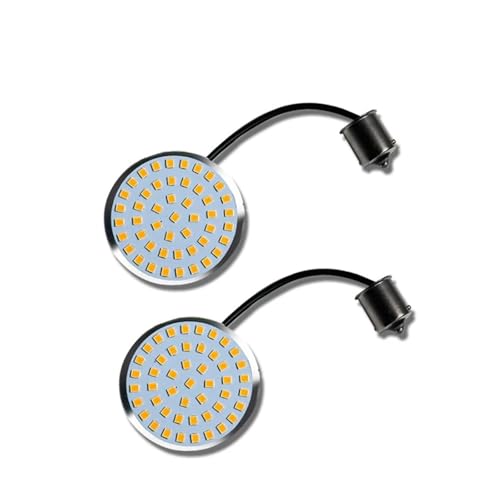 Ampoules LED clignotant ambre 1156 pièces rechange pour moto Dyna Sportster Softail
