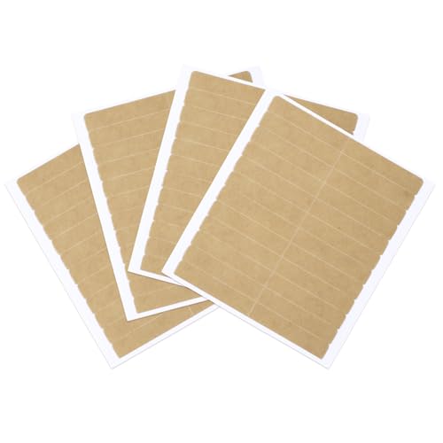 Image of GOO GOO Double Sided Wide Hair Extension Tape, 48 Pieces, 3.2 * 0.3inch, No Residue Invisible Hold, Adhesive Replacement Tabs