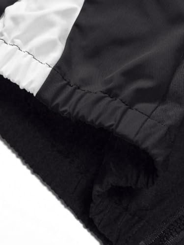 Image of SOLY HUX Men's Varsity Jacket Zipper Color Block Windbreaker Jackets Long Sleeve Coats Streetwear