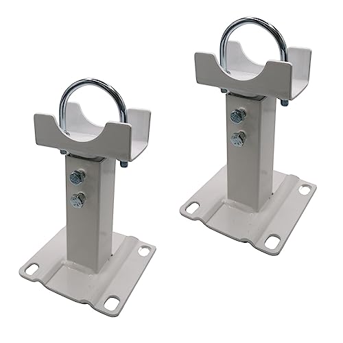 1 Paar Bodenbefestigungen für Aluminiumheizkörper - Füße für Rohrheizkörper - Heizkörperhalter