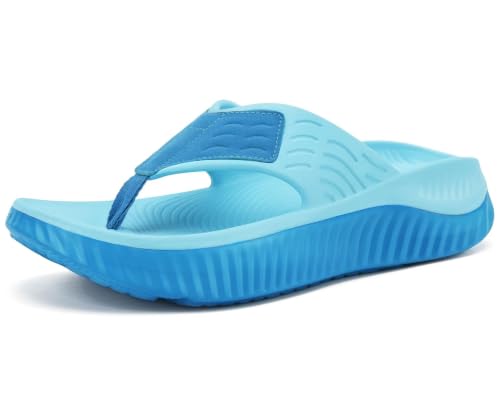 Image of KuaiLu Flip Flops for Women with Arch Support Summer Beach Thong Sandals
