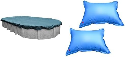 Pool Mate 581218-4 Winter Pool Cover with Pillows, Guardian, 12 x 18 ft Above Ground Pools