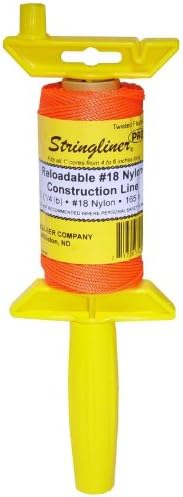 Stringliner 25106 ¼ Lb Twisted Orange Nylon Pro ReelReloadable Construction Ln