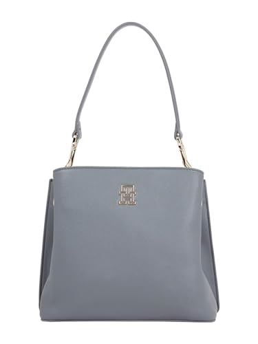 Image of Tommy Hilfiger TH Timeless Bucket Bag Grey Line