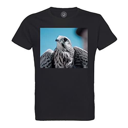 T-shirt oiseau predateur en coton doux pour peaux sensibles