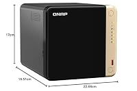 Servidor Nas - Qnap - TS-464 - 4 Bah?as - 8 gb – Ansicht 7