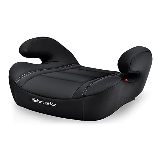 Assento para Auto Booster Strada Fisher Price 22-36Kg Preto ISOFIT - BB646