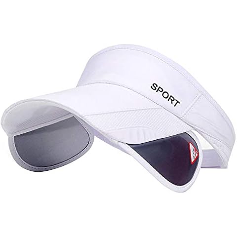 Women's Summer Sun Visor Hat with Retractable Brim and UV Protection Cover