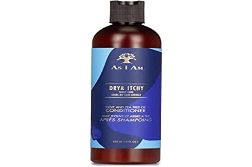 As I Am Dry Itchys Scalp Care Conditioner, Estandar, Negro, 355 Mililitro