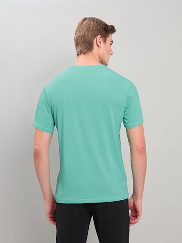Image of TECHNOSPORT Men's Polyester Regular Fit T-Shirt