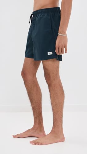 Bather Men's Solid Navy Swim Trunks 5"4