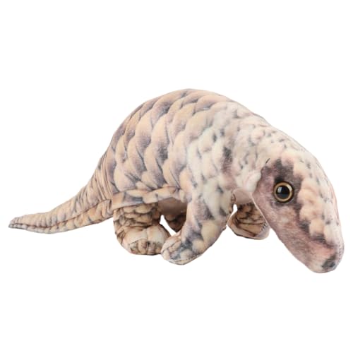 Pangolina suave de material suave para abrazar cojín con forma de animal | Cómodo cojín de animal con realista, juguete de simulación para el sofá de cama para niños y niñas
