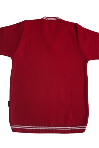 Image of Boy's School Uniform Lining Full Sleeves Sweater - Daffodil