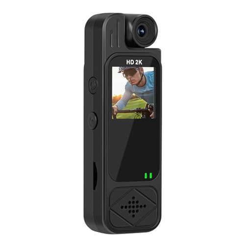 Caméscope de poche avec détecteur de mouvement et batterie 1200 mAh longue autonomie