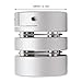 Baxnore Double Diaphragm Coupling High Precision Aluminum Alloy Wheel Hub Rustproof Stainless Steel Disc Shaft Connector for Servo Motors Stepper Motors CNC Machines Industrial Equ