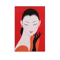 Amazon.co.jp: 鶴田一郎の美人画 ファッション ポスター (31) パネル